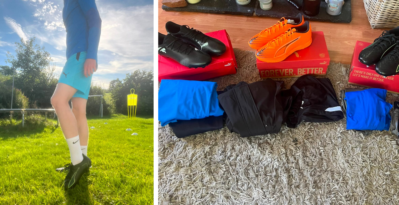 Image of new football boots